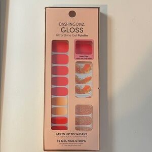 Dashing Diva Gloss Ultra Shine Gel Palette - Red and Gold